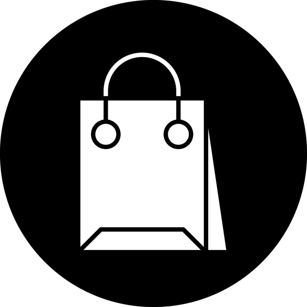 Paper Bag Vector Icon Design