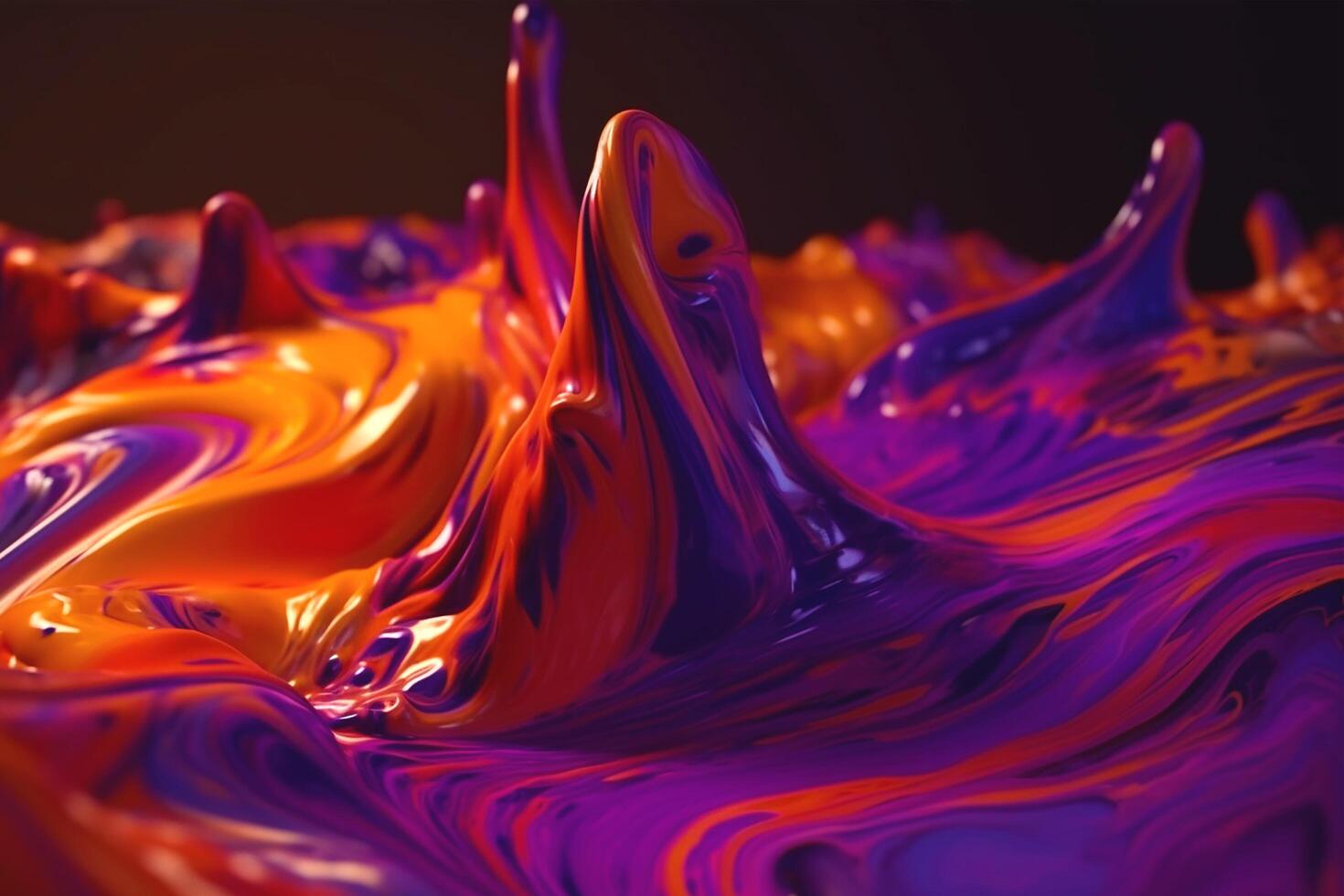 abstract liquid painting digital art background. photo