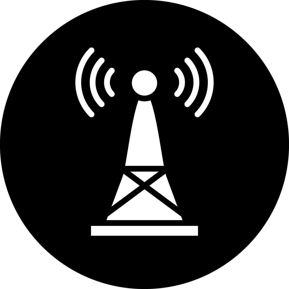 señal torre vector icono diseño