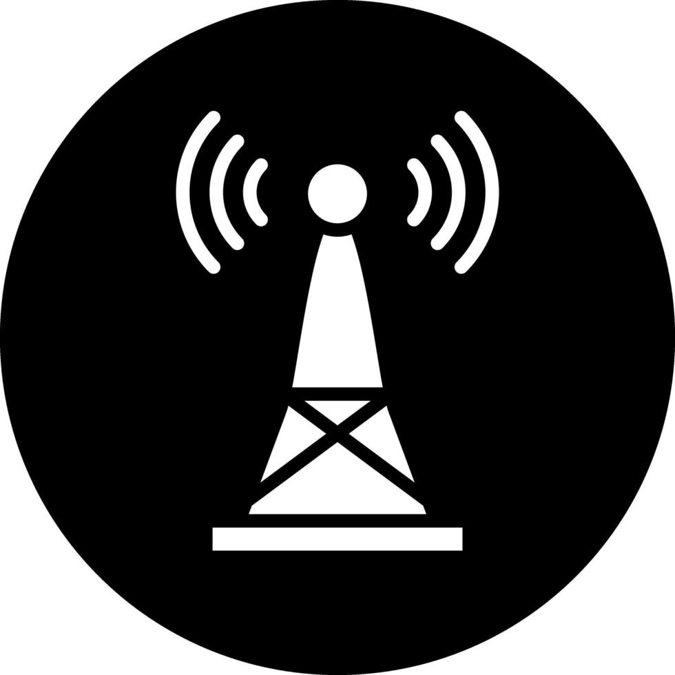 señal torre vector icono diseño