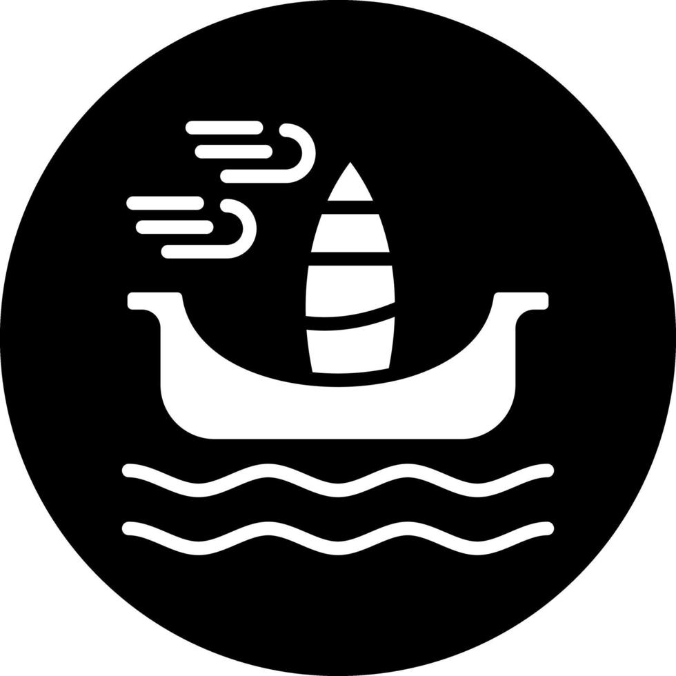 diseño de icono de vector de windsurf