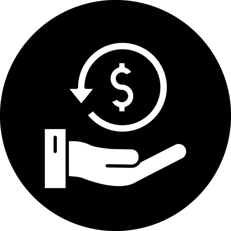 Cashback Vector Icon Design