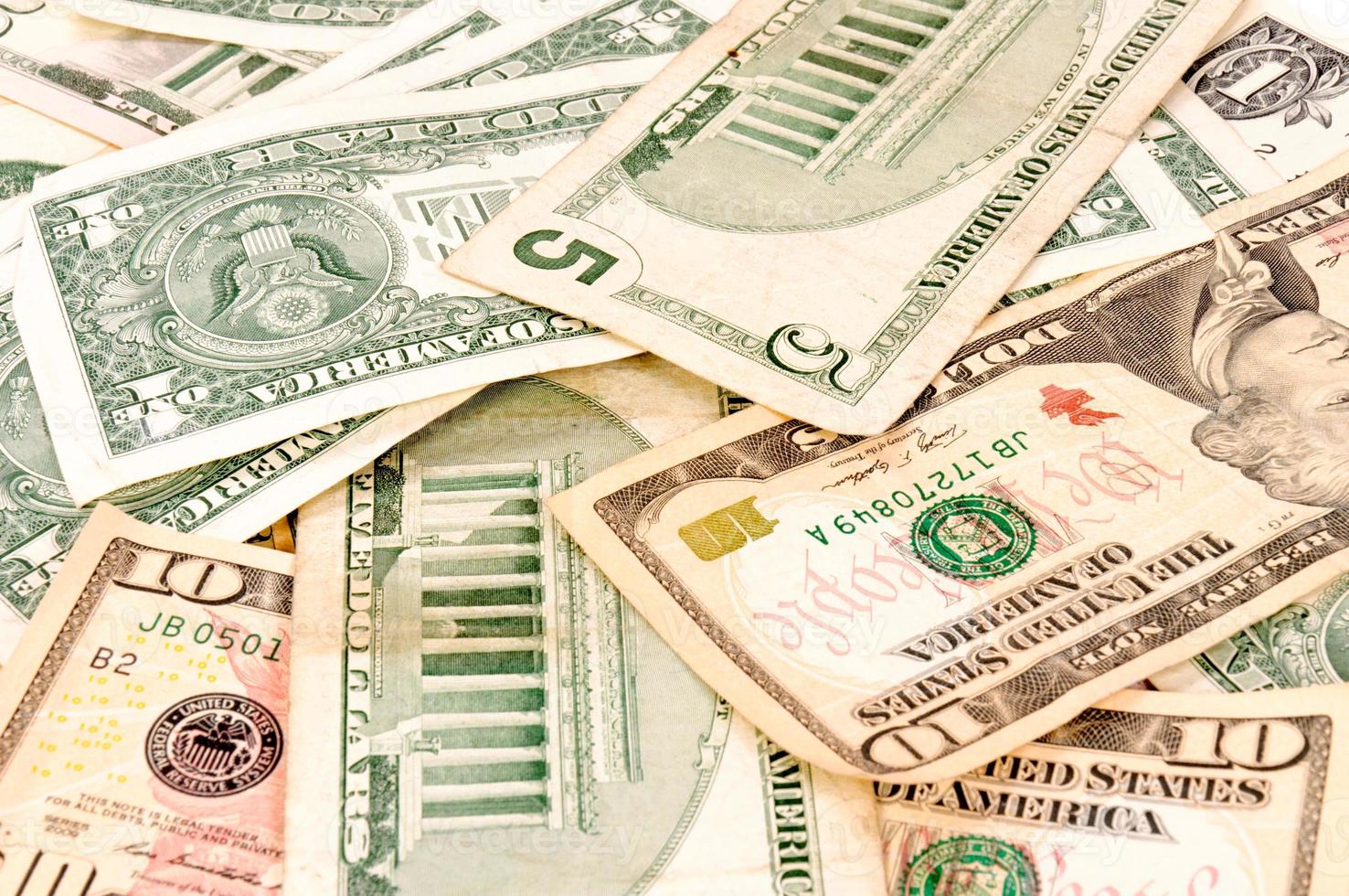 Dollars seamless background. photo