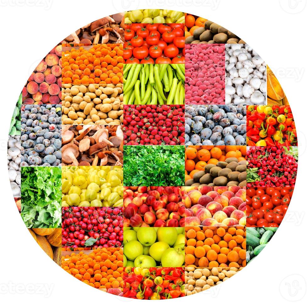 Vehetables and fruit photo