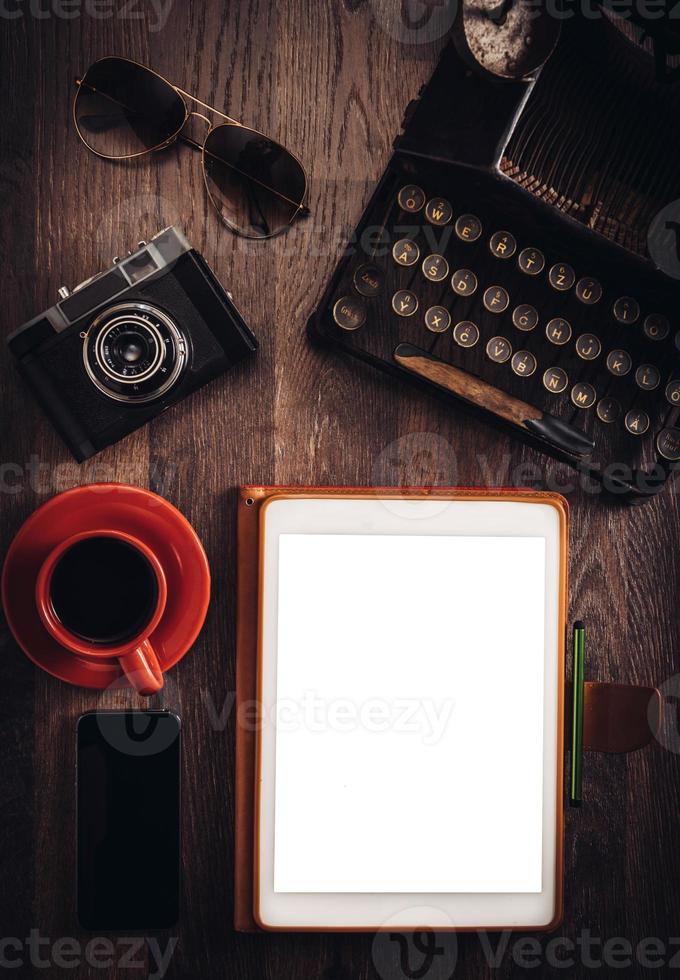 Office concept with copy space photo