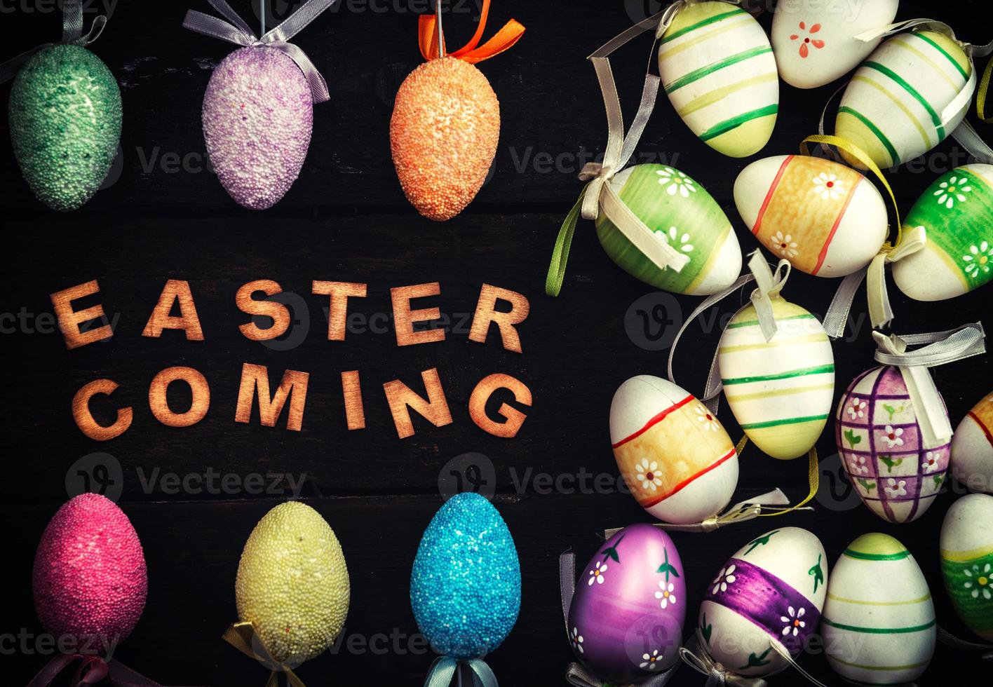 Easter coming concept photo