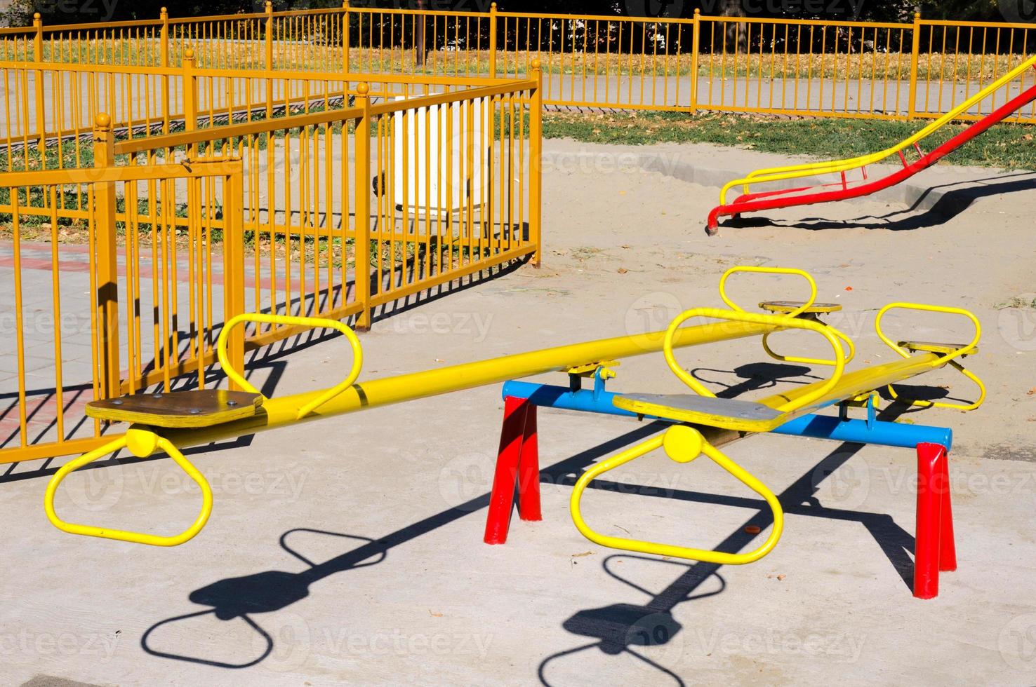 A colorful children playground photo