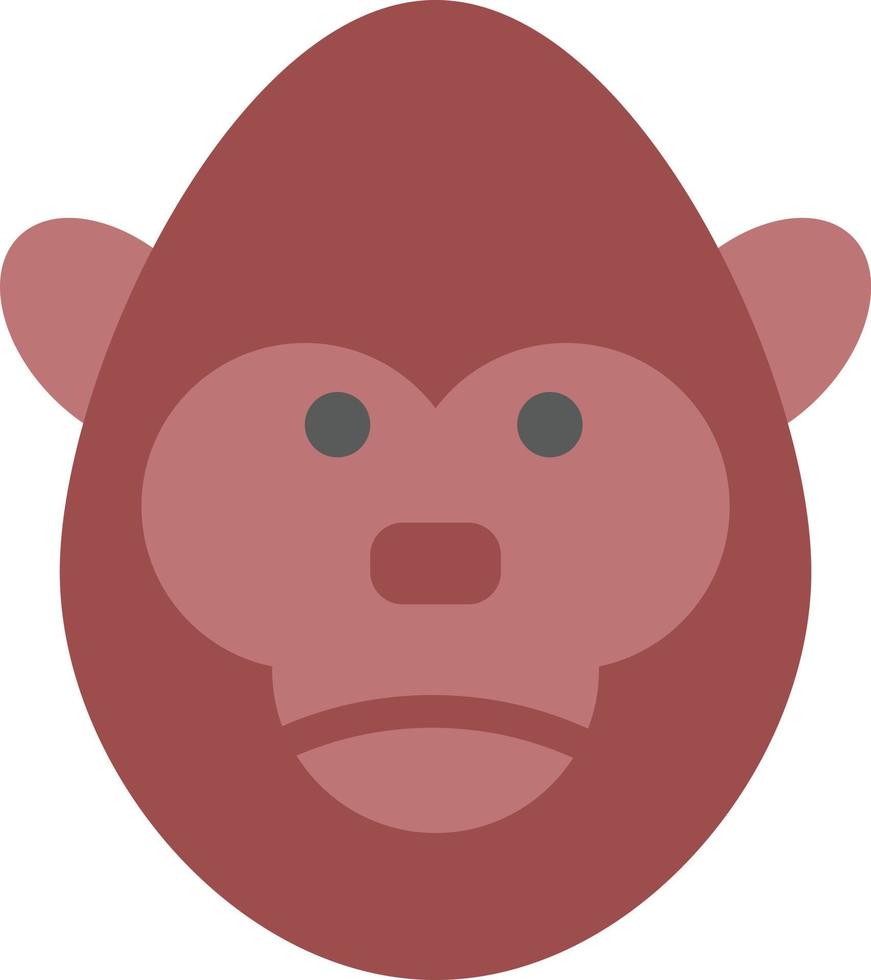 vector de ilustración de mono