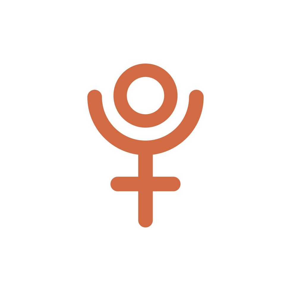 Pluto symbol vector icon illustration