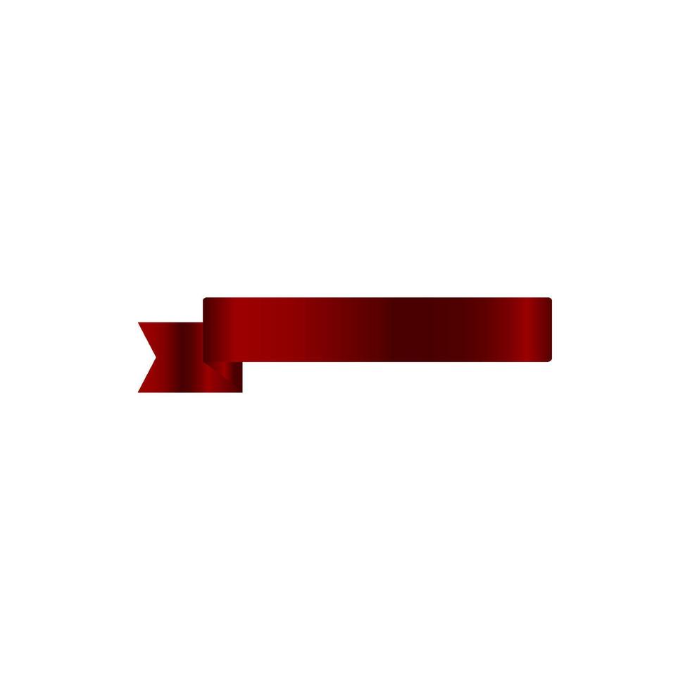 ribbons, red, sash vector icon illustration