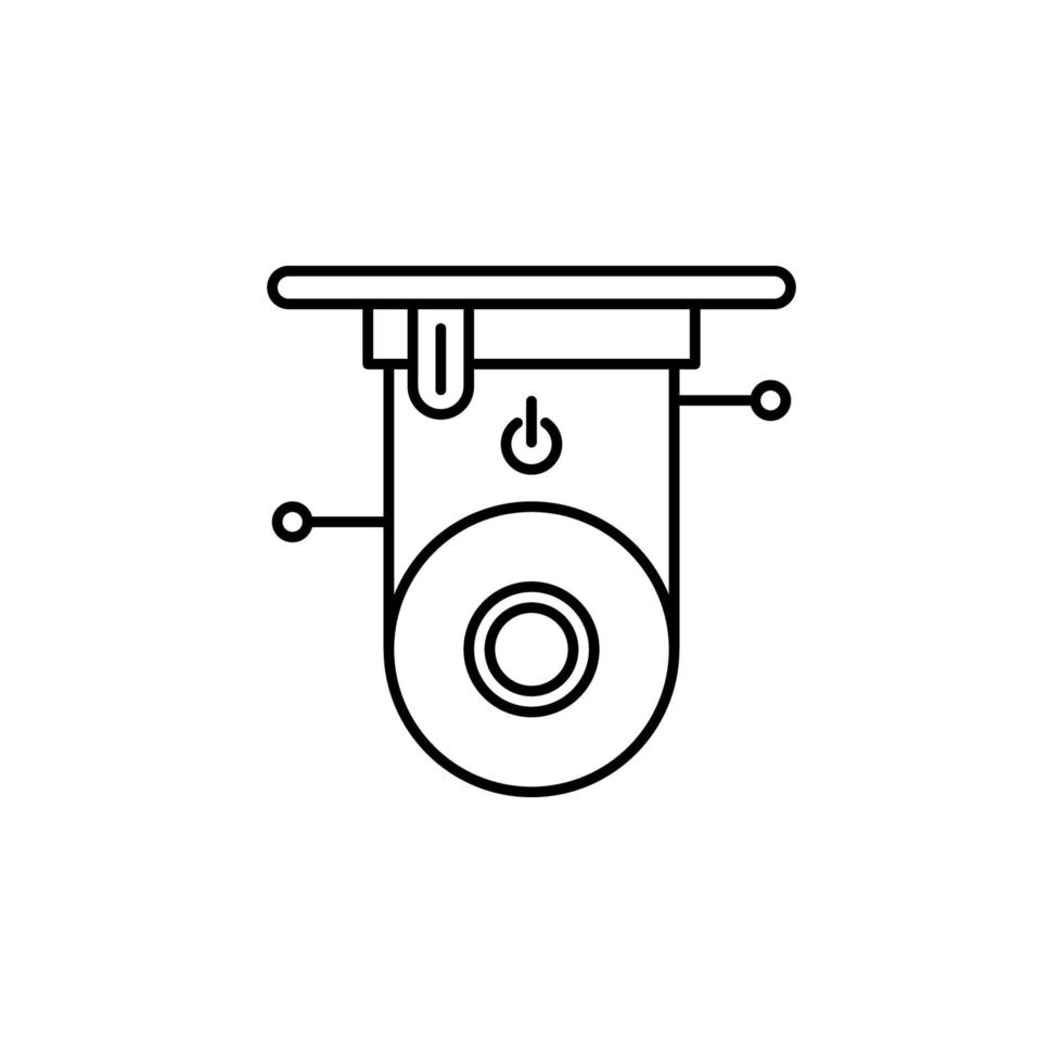 Smart camera vector icon illustration