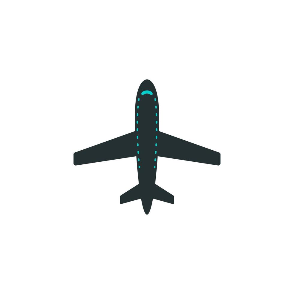 aircraft vector icon illustration