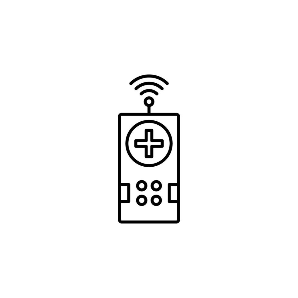 remote control vector icon illustration