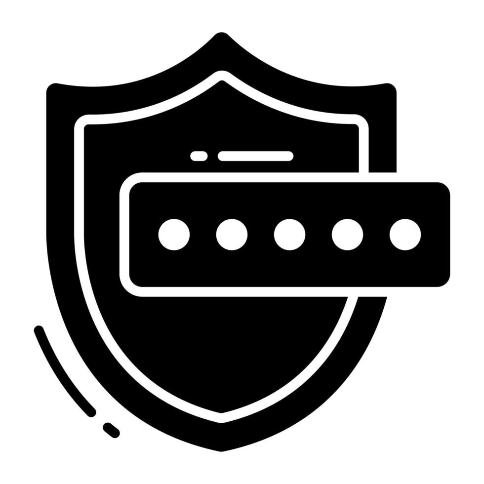 Check this amazing vector of secure password, password protection icon