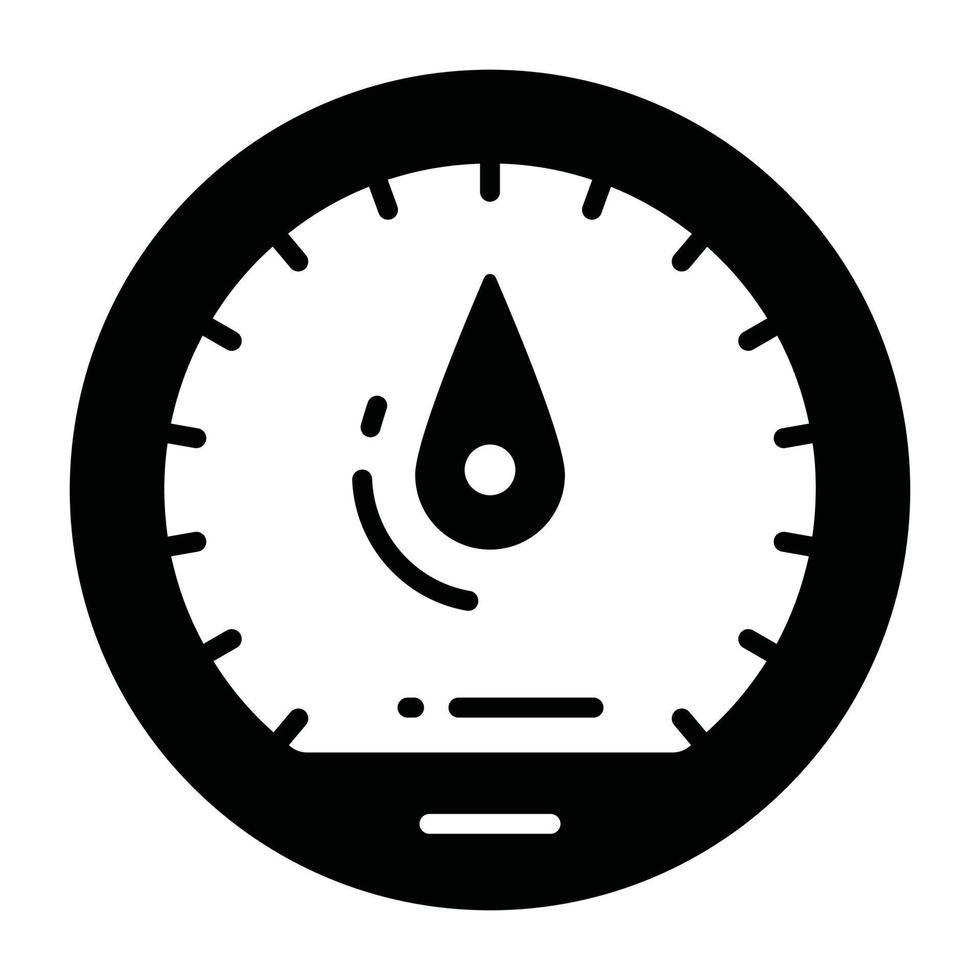 Speedometer vector design, speed indicator icon in editable style