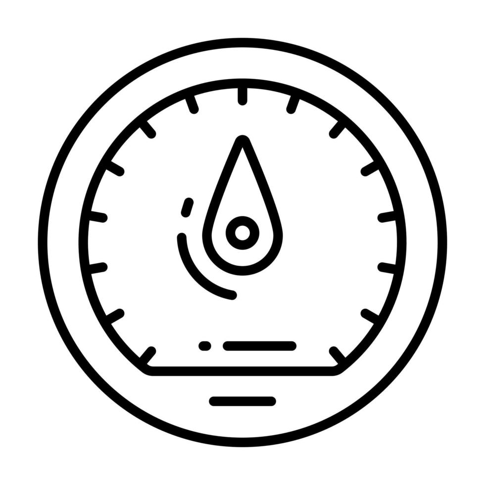 Speedometer vector design, speed indicator icon in editable style