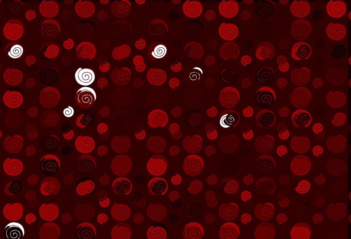 Light Red vector background with bent ribbons.