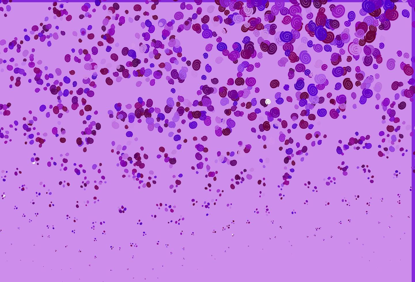 Light Purple vector background with liquid shapes.