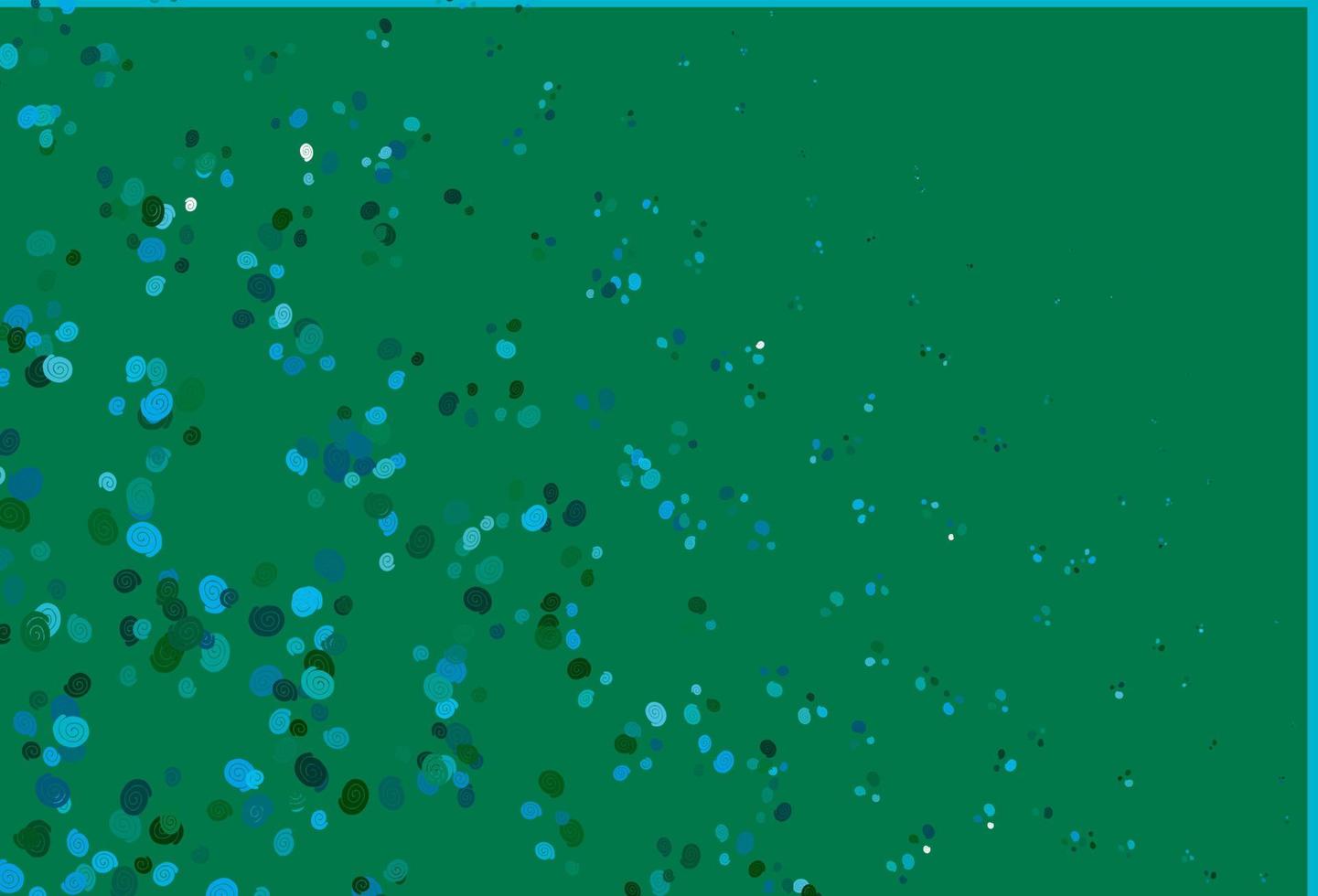 Light Blue, Green vector pattern with lava shapes.