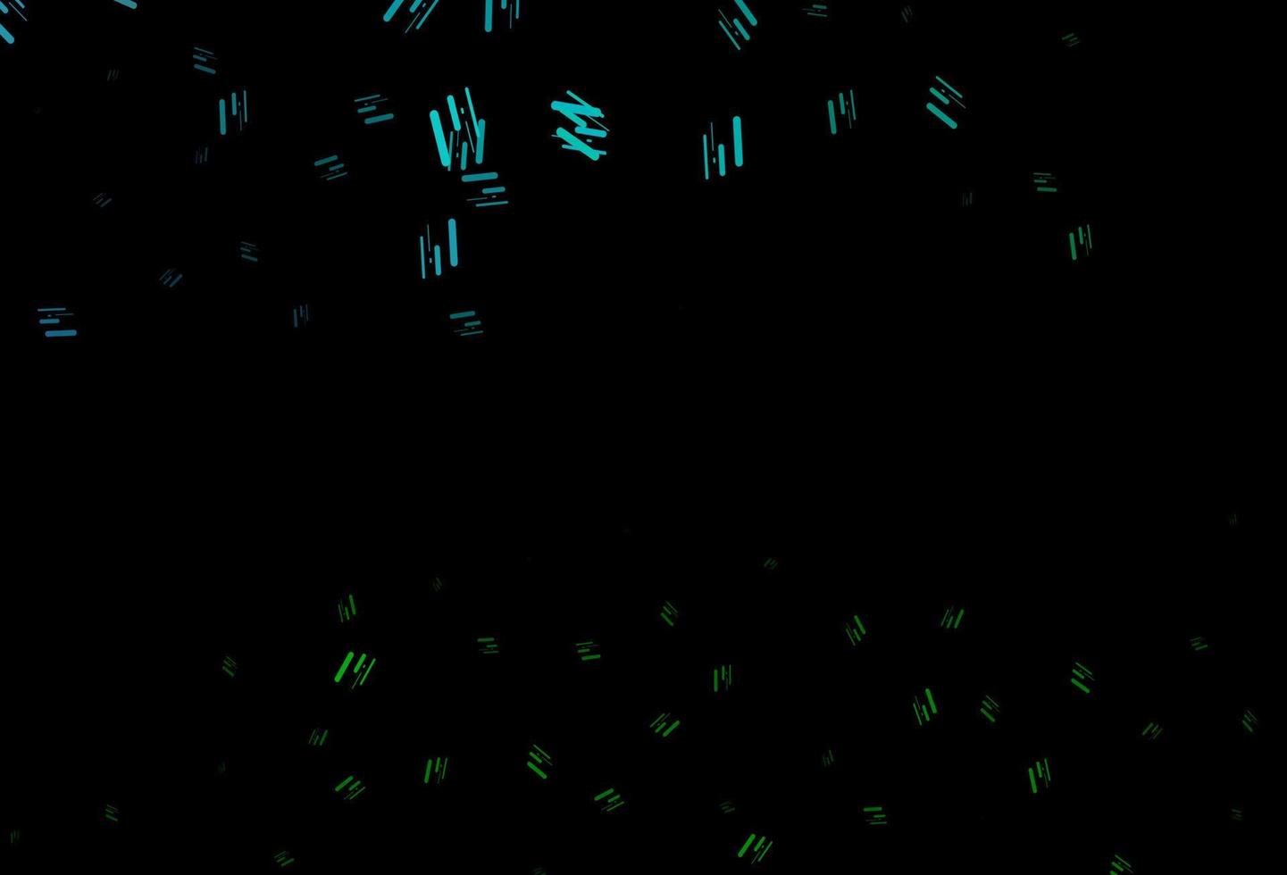 Dark blue, green vector pattern with narrow lines.