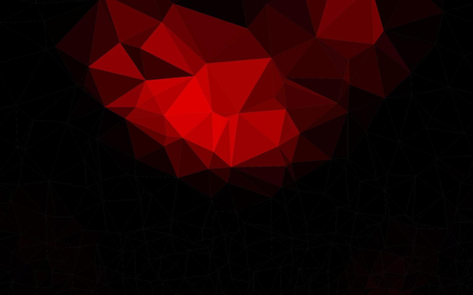 patrón de mosaico abstracto vector rojo oscuro.