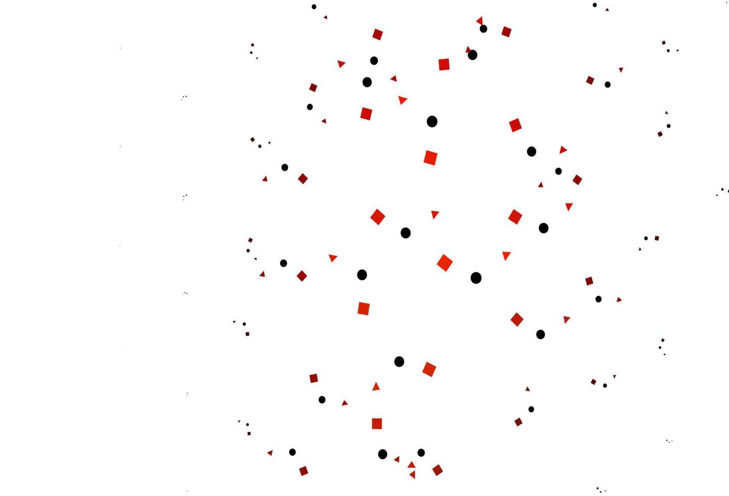 Light Red vector cover in polygonal style with circles.