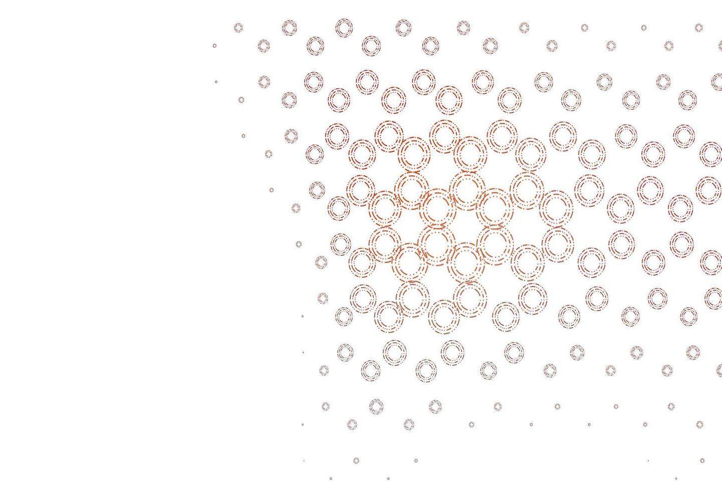 Light red vector cover with spots.