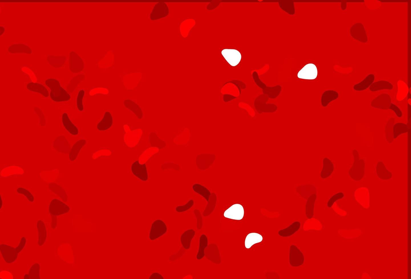 Light Red vector backdrop with abstract shapes.