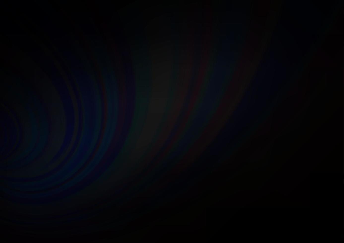 Dark Black vector blurred background.