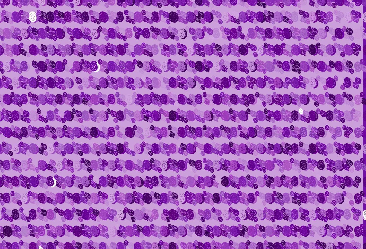 Light Purple vector template with bubble shapes.