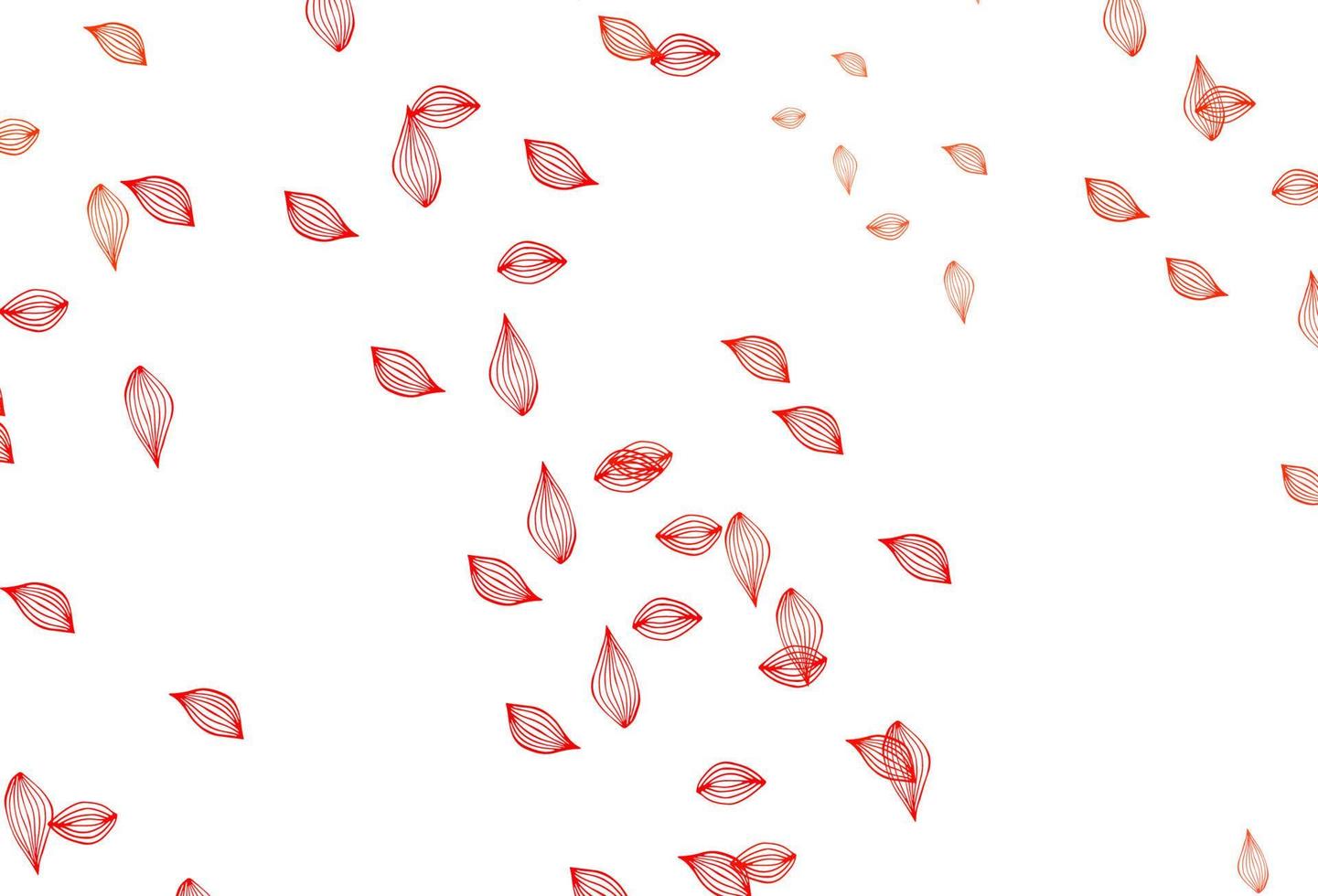 Light Red vector sketch pattern.