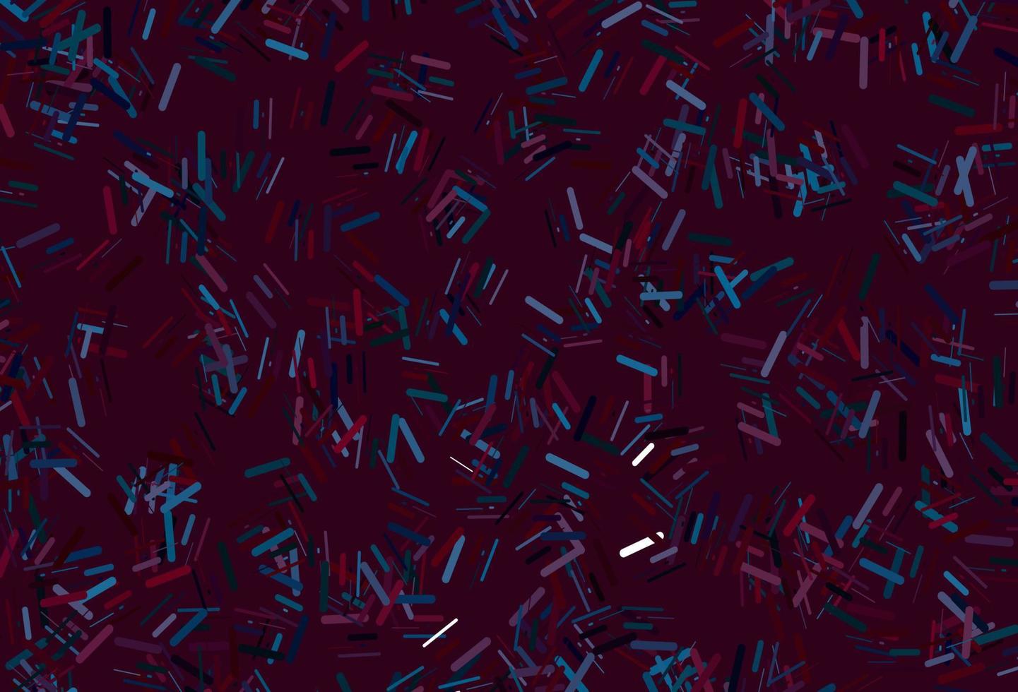 Dark red, yellow vector texture with colorful lines.