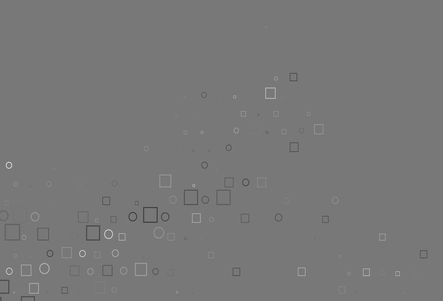 Light Black vector background with circles, rectangles.