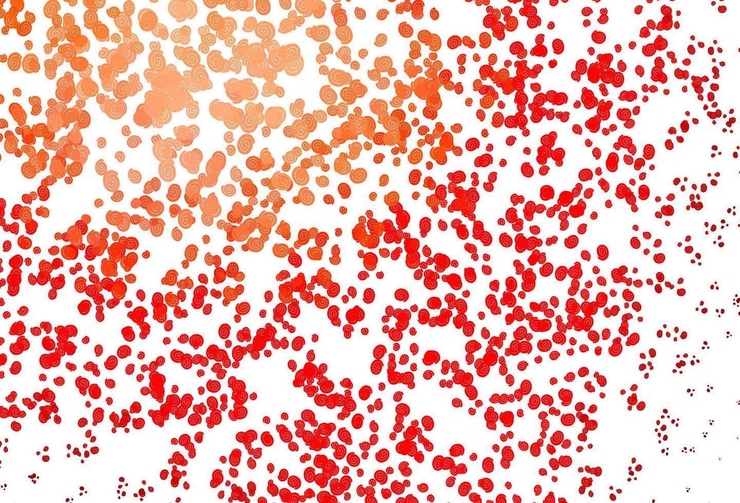 Light Red vector template with bent lines.