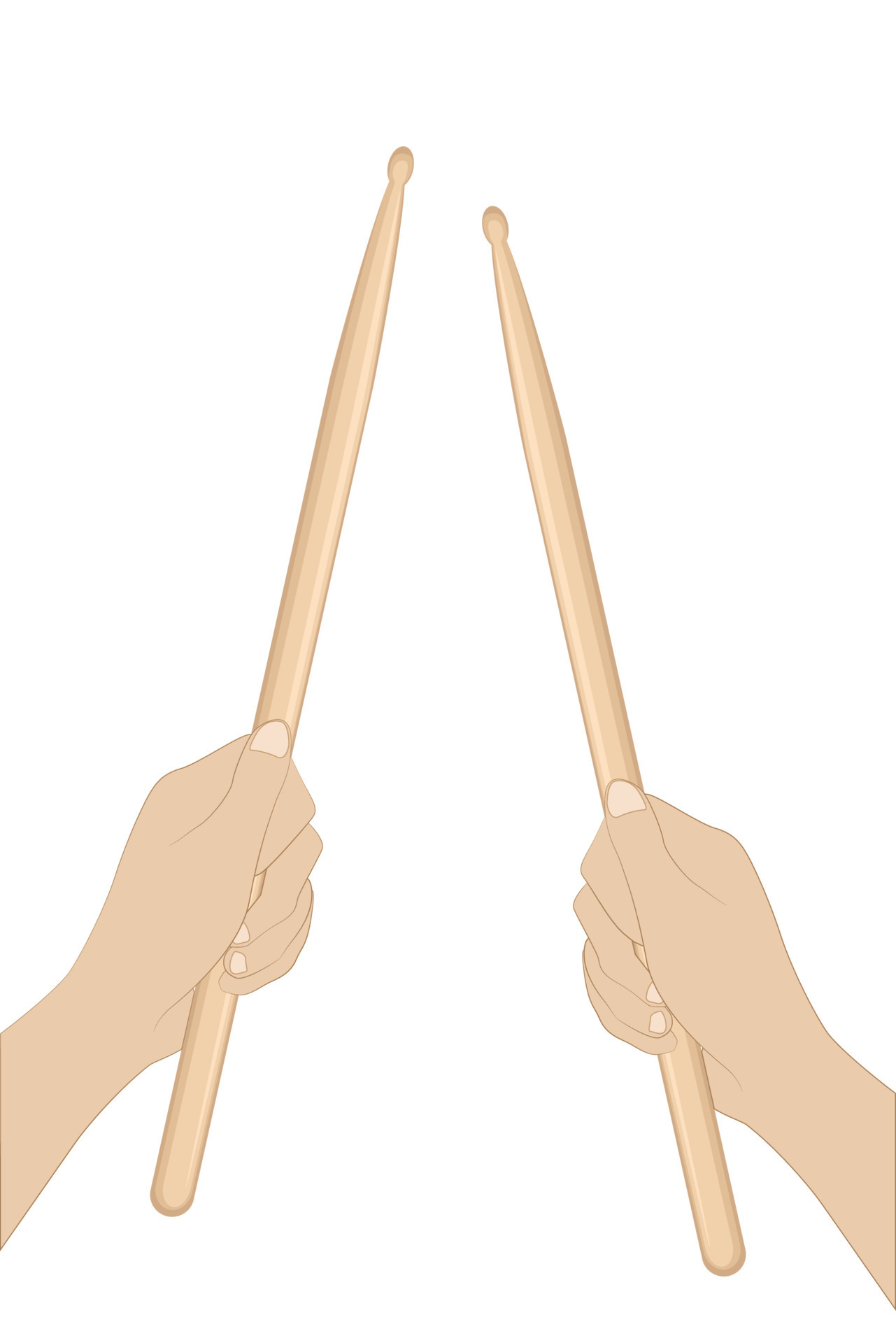 baquetas vector imágenes tipos de percusión instrumentos música