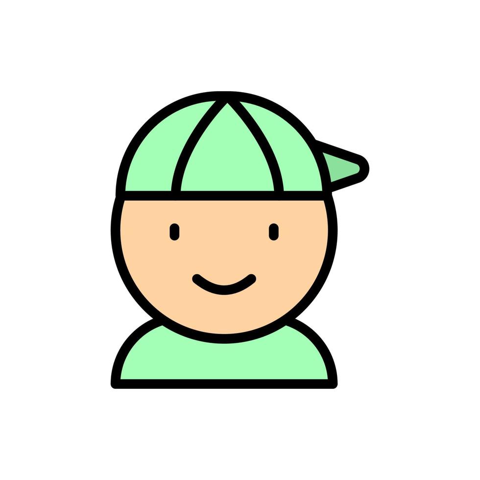 Boy, child vector icon illustration