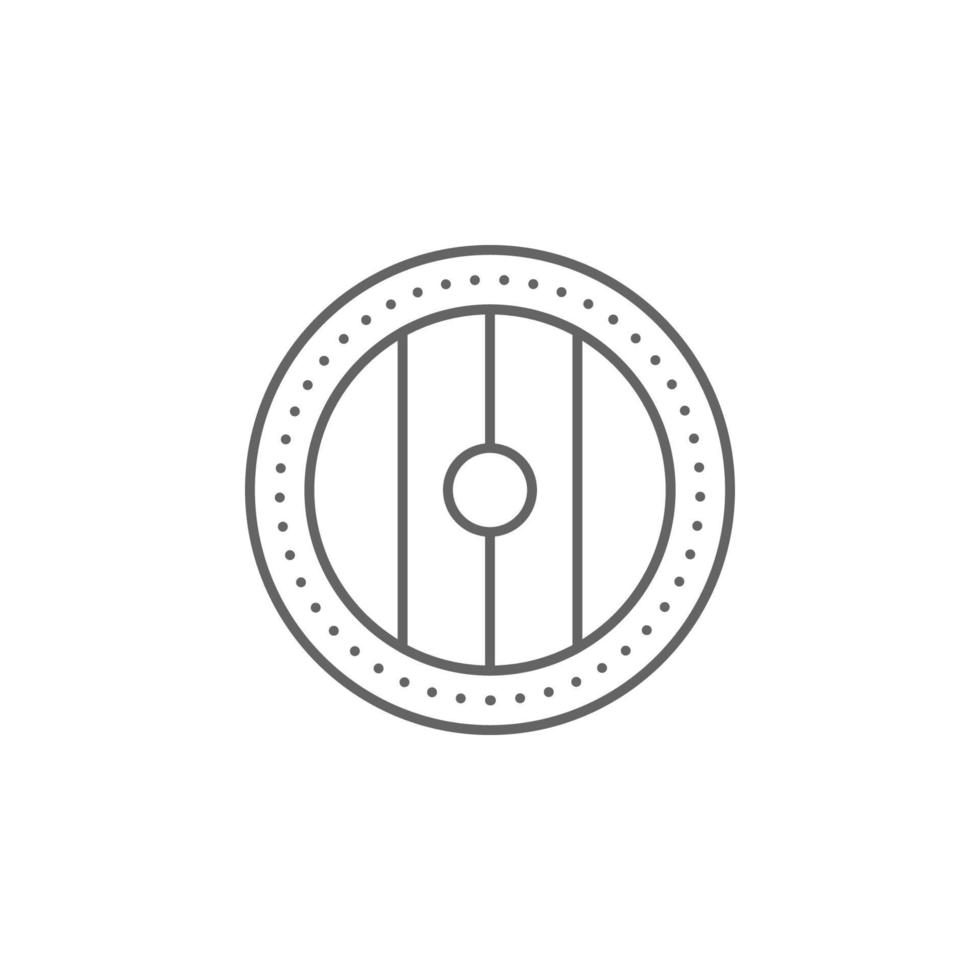 Medieval, shield vector icon illustration