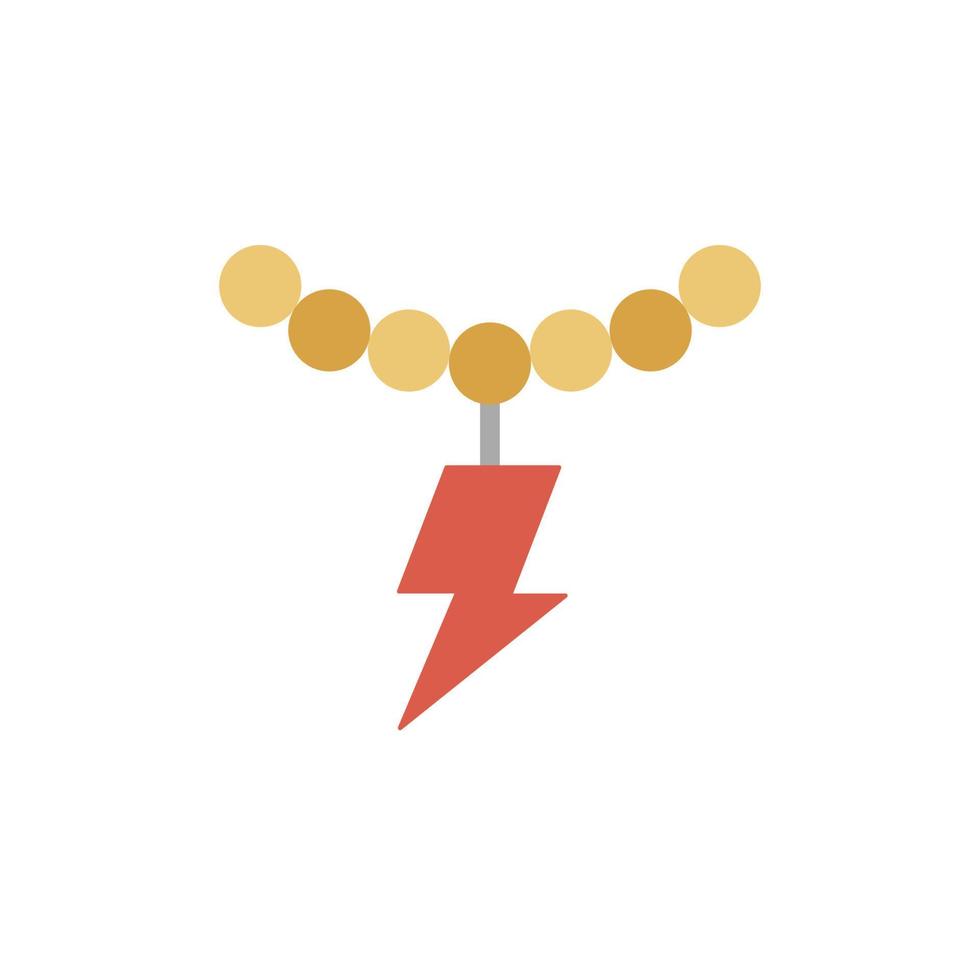 Necklace vector icon illustration