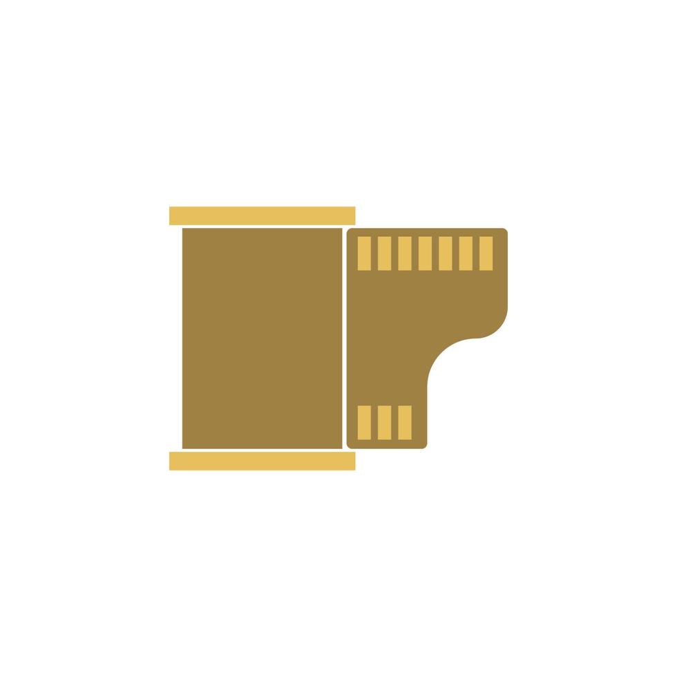 camera roll vector icon illustration