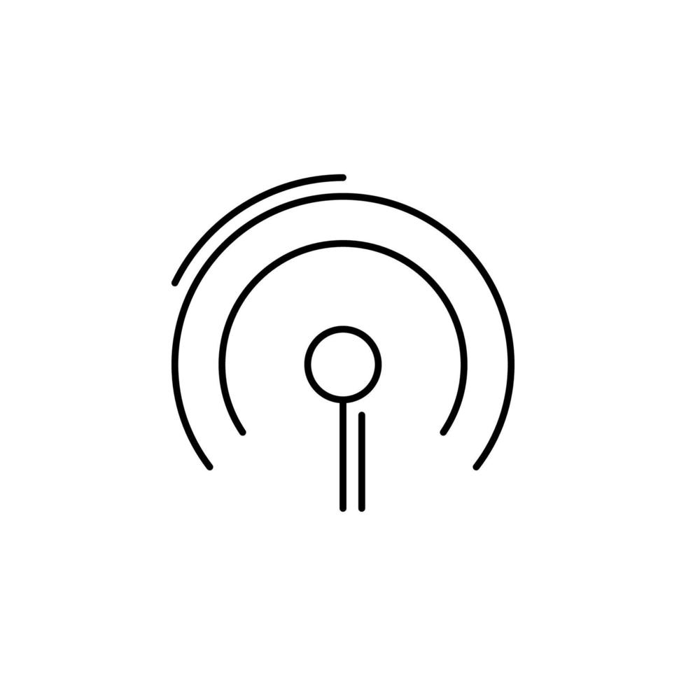 Signal, networking vector icon illustration