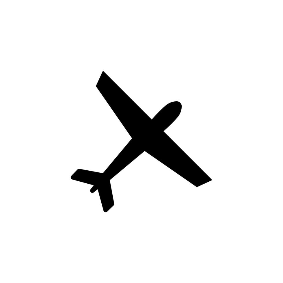 aircraft vector icon illustration