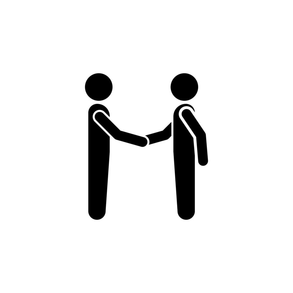 agreement of people vector icon illustration