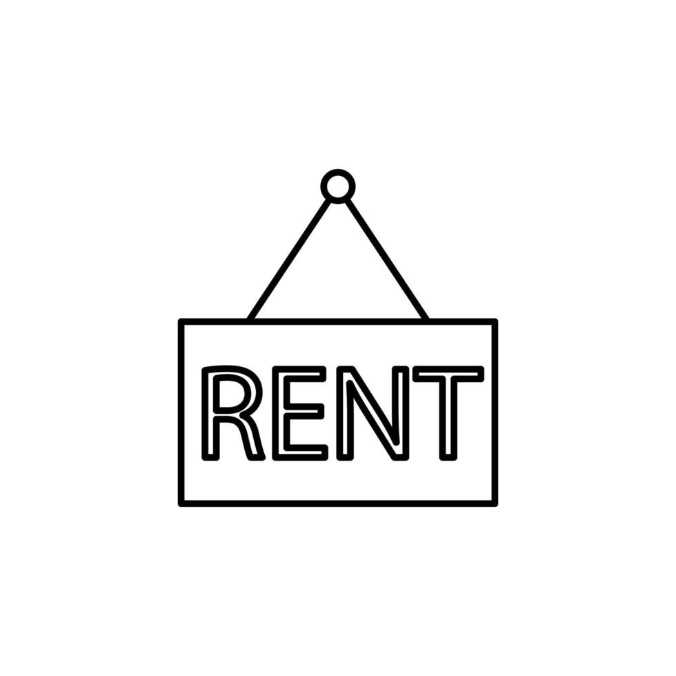 rent vector icon illustration