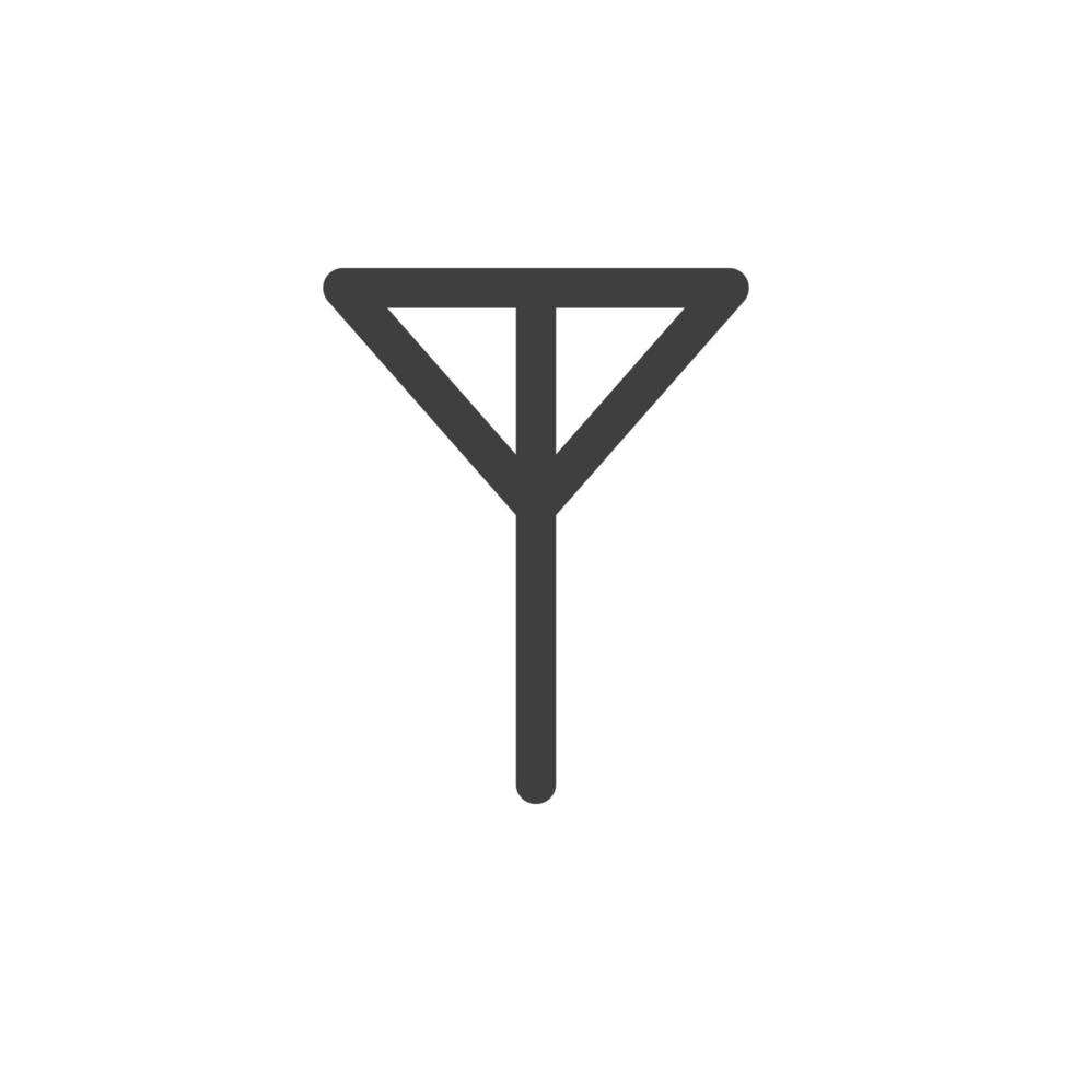 antenna vector icon illustration