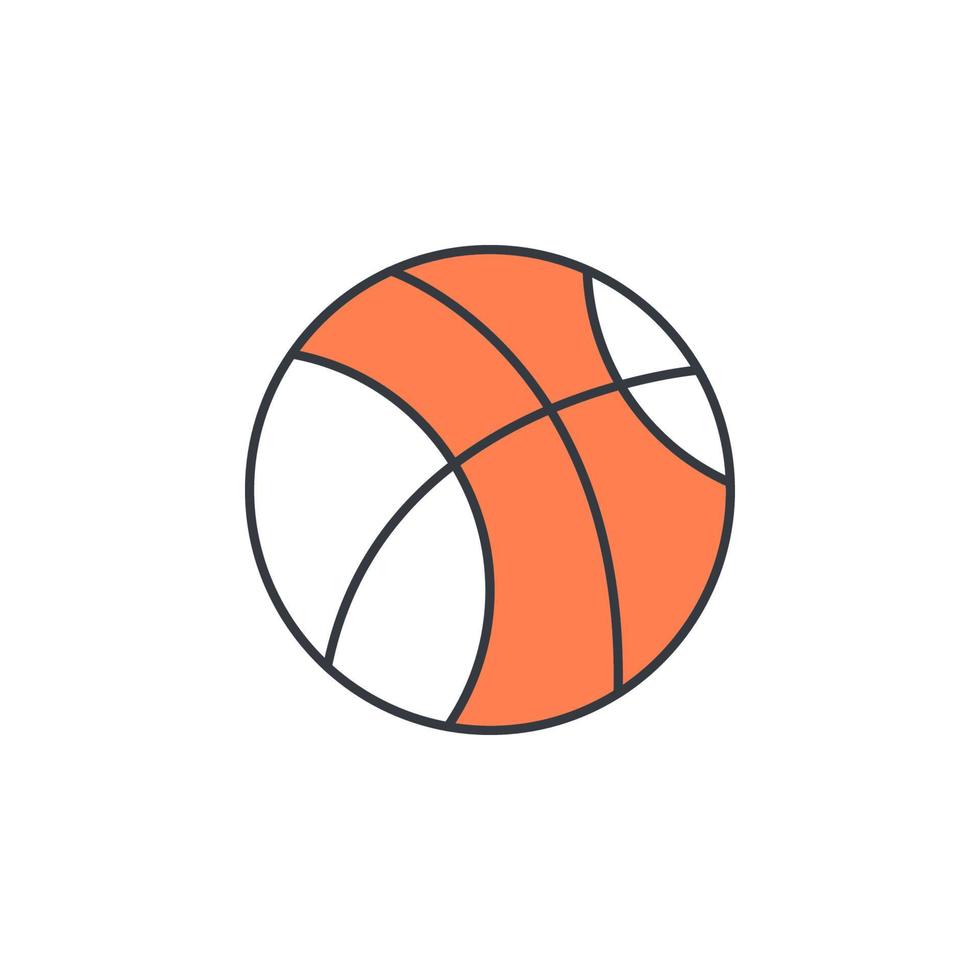 baloncesto vector icono ilustración