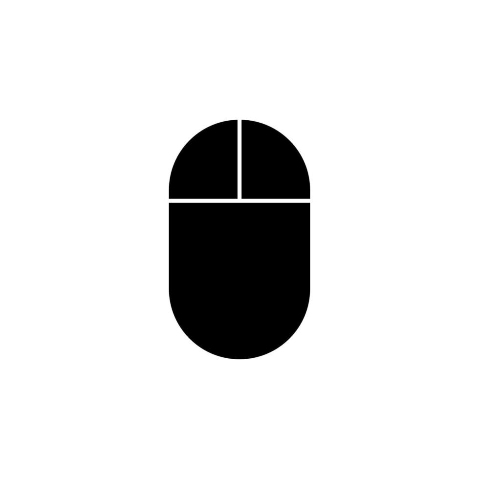 computer mouse vector icon illustration