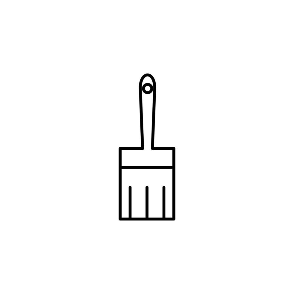 paint brush vector icon illustration