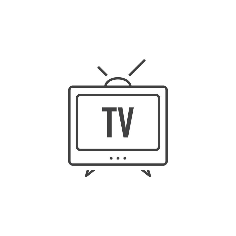 tv advertising, promotion vector icon illustration