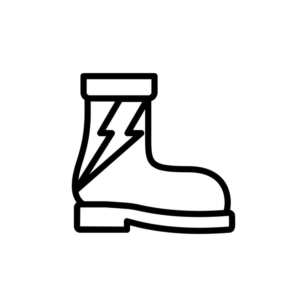 Shoe, boots vector icon illustration