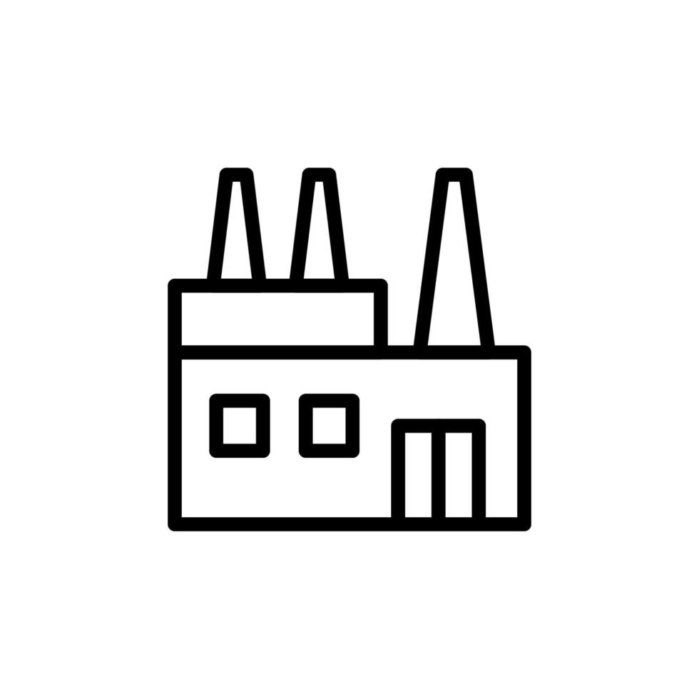 Industry, manufacturing vector icon illustration